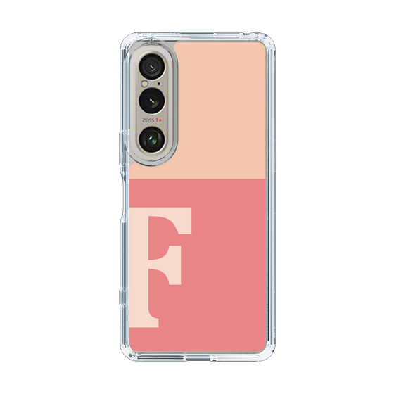 Slim Protection Case［ Original - initial two tone - F pink ］
