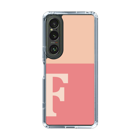 Slim Protection Case［ Original - initial two tone - F pink ］