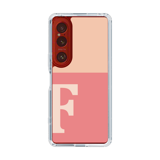 Slim Protection Case［ Original - initial two tone - F pink ］