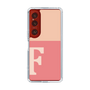 Slim Protection Case［ Original - initial two tone - F pink ］