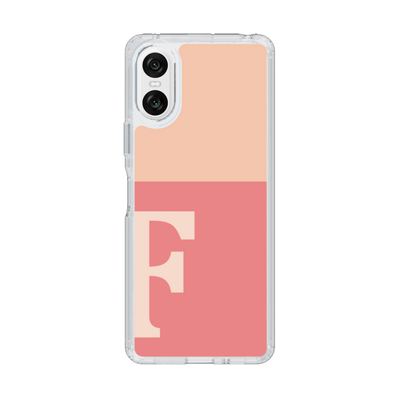 Slim Protection Case［ Original - initial two tone - F pink ］