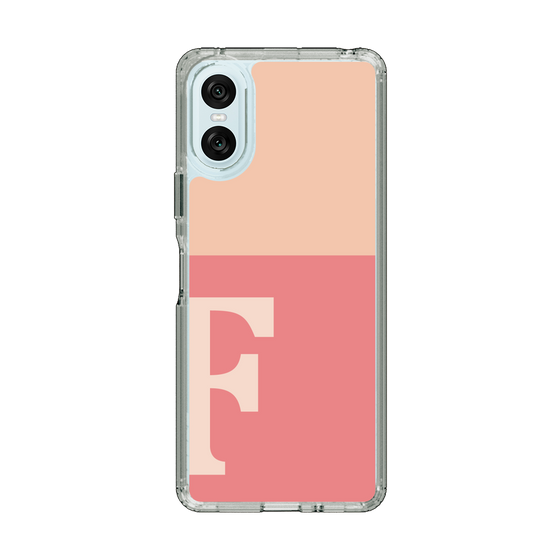 Slim Protection Case［ Original - initial two tone - F pink ］