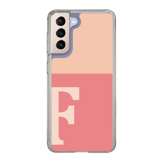 Slim Protection Case［ Original - initial two tone - F pink ］