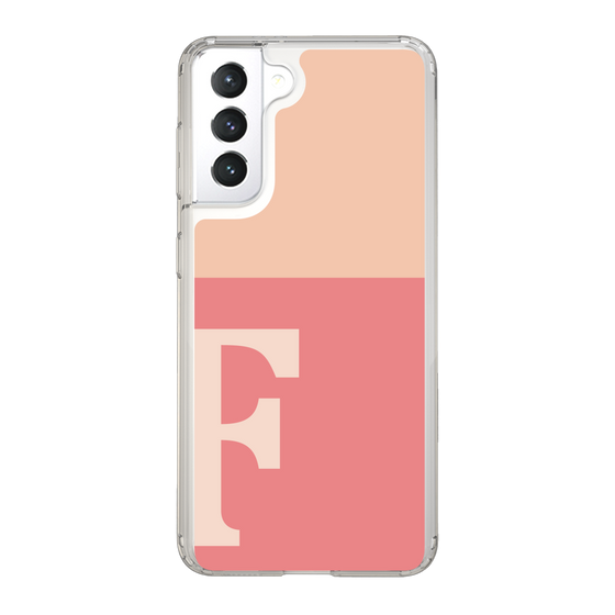 Slim Protection Case［ Original - initial two tone - F pink ］