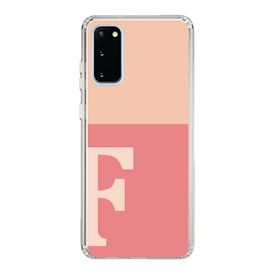Slim Protection Case［ Original - initial two tone - F pink ］