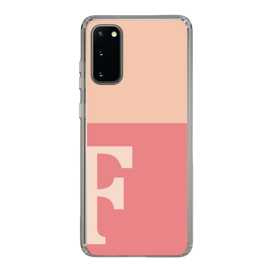 Slim Protection Case［ Original - initial two tone - F pink ］