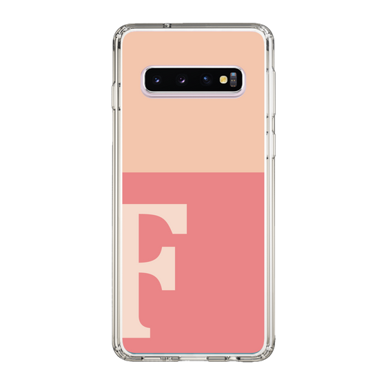 Slim Protection Case［ Original - initial two tone - F pink ］