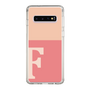 Slim Protection Case［ Original - initial two tone - F pink ］