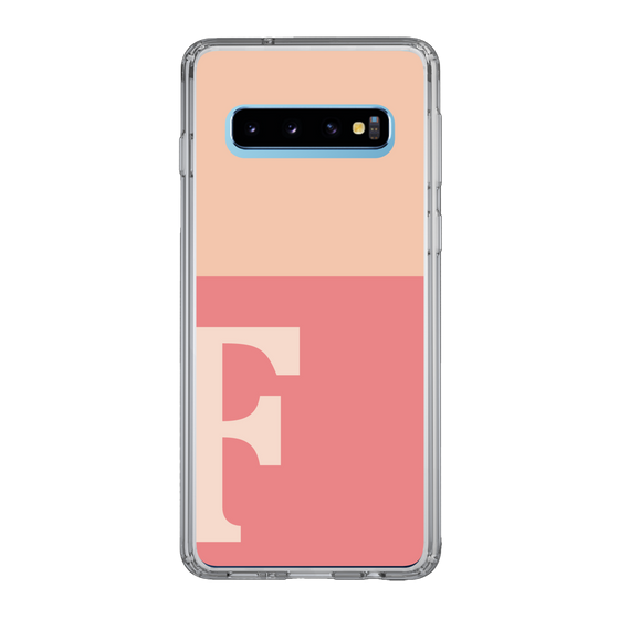 Slim Protection Case［ Original - initial two tone - F pink ］