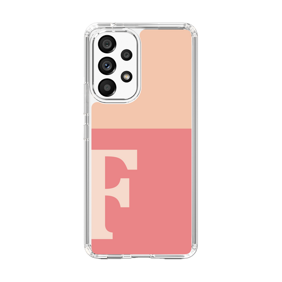 Slim Protection Case［ Original - initial two tone - F pink ］