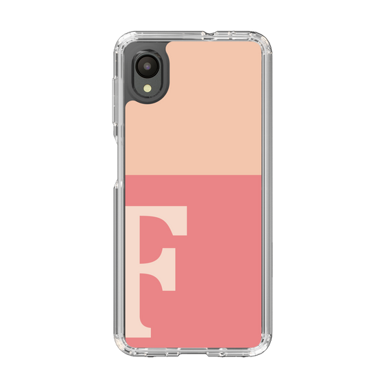 Slim Protection Case［ Original - initial two tone - F pink ］