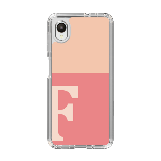 Slim Protection Case［ Original - initial two tone - F pink ］