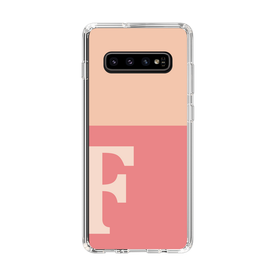 Slim Protection Case［ Original - initial two tone - F pink ］