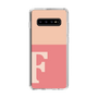 Slim Protection Case［ Original - initial two tone - F pink ］