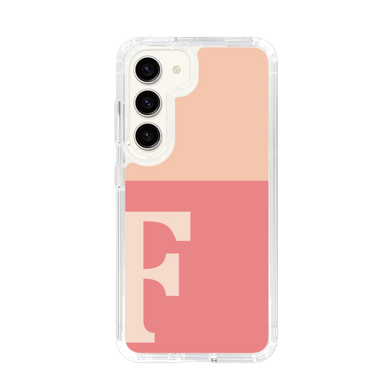 Slim Protection Case［ Original - initial two tone - F pink ］