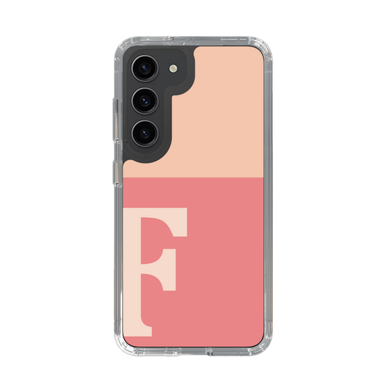 Slim Protection Case［ Original - initial two tone - F pink ］