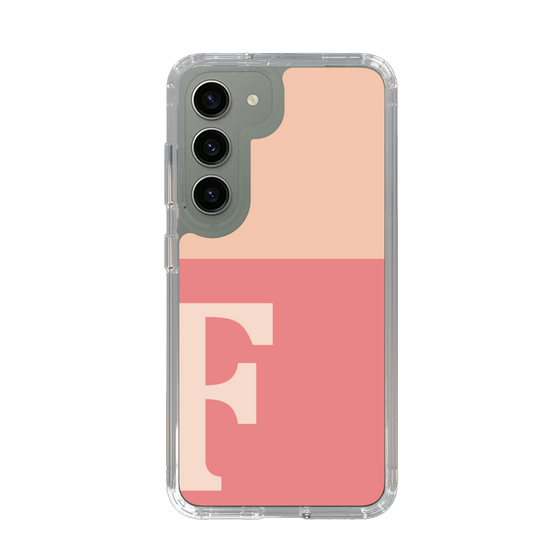Slim Protection Case［ Original - initial two tone - F pink ］