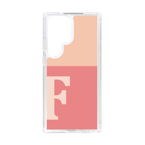 Slim Protection Case［ Original - initial two tone - F pink ］