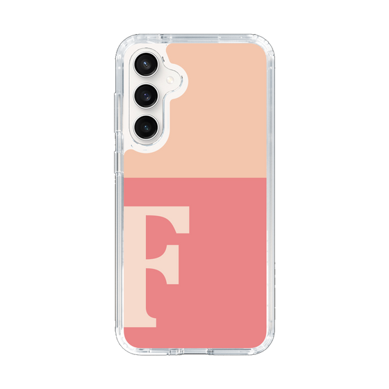 Slim Protection Case［ Original - initial two tone - F pink ］