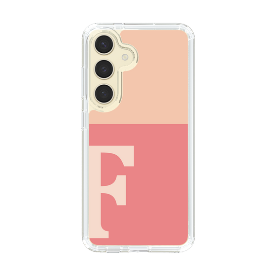 Slim Protection Case［ Original - initial two tone - F pink ］