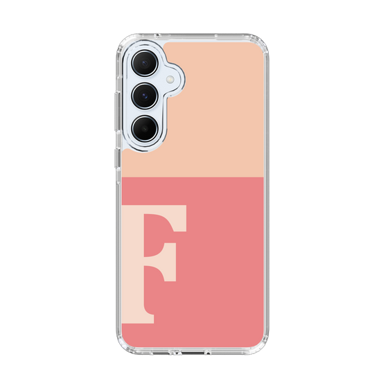 Slim Protection Case［ オリジナル - initial two tone - F pink ］
