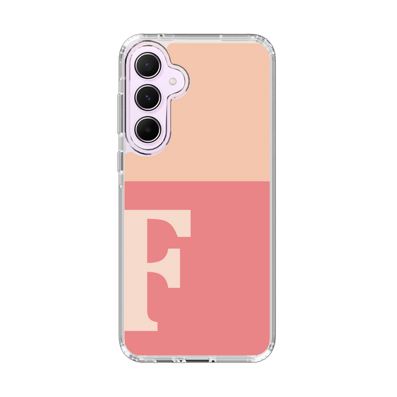 Slim Protection Case［ オリジナル - initial two tone - F pink ］