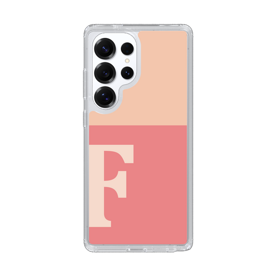 Slim Protection Case［ Original - initial two tone - F pink ］