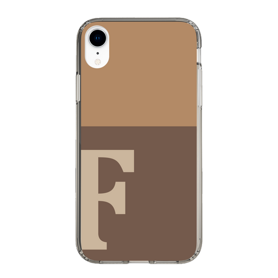 Slim Protection Case［ Original - initial two tone - F brown ］