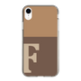 Slim Protection Case［ Original - initial two tone - F brown ］