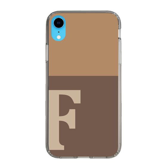 Slim Protection Case［ Original - initial two tone - F brown ］