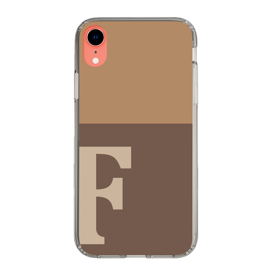 Slim Protection Case［ Original - initial two tone - F brown ］