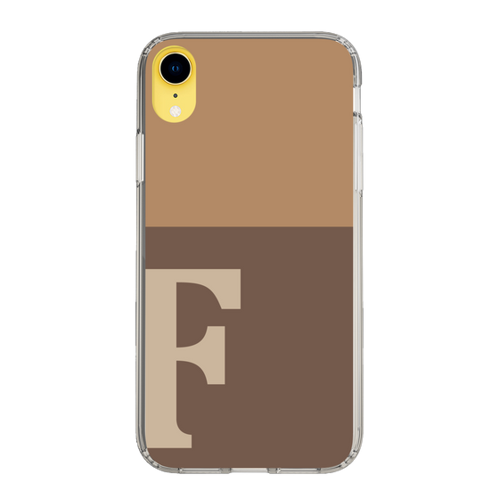 Slim Protection Case［ Original - initial two tone - F brown ］