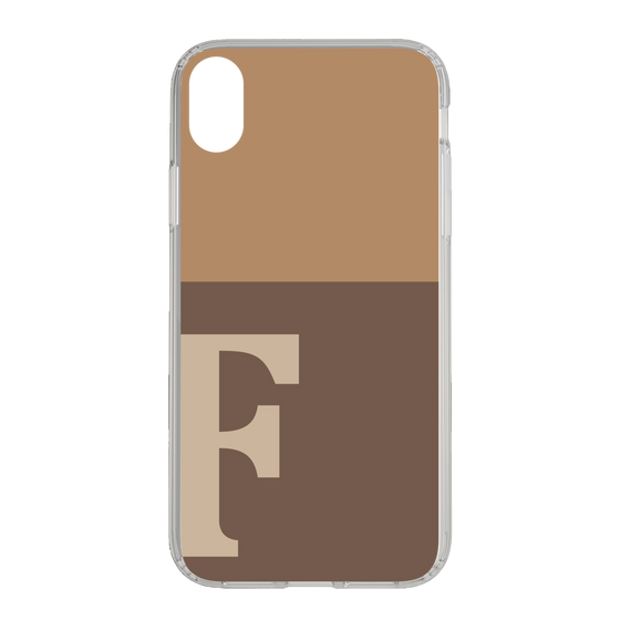 Slim Protection Case［ Original - initial two tone - F brown ］