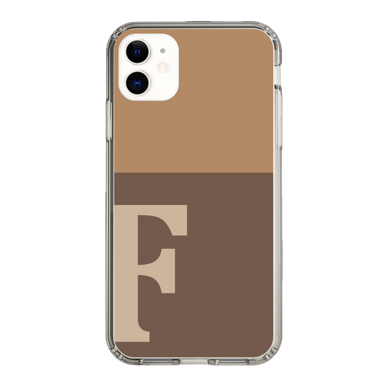 Slim Protection Case［ Original - initial two tone - F brown ］