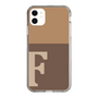 Slim Protection Case［ Original - initial two tone - F brown ］