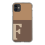 Slim Protection Case［ Original - initial two tone - F brown ］