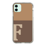 Slim Protection Case［ Original - initial two tone - F brown ］