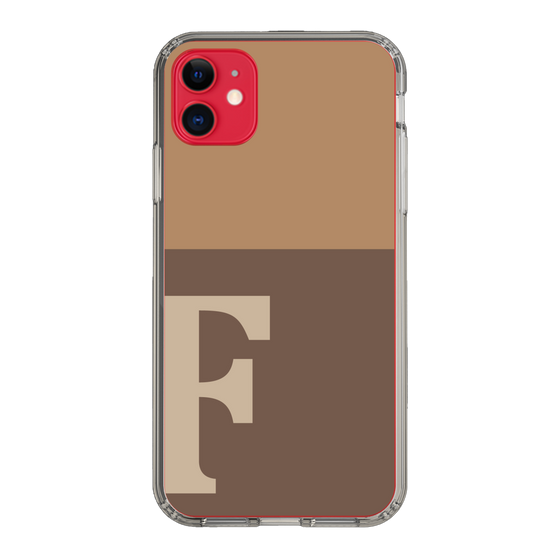 Slim Protection Case［ Original - initial two tone - F brown ］