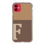 Slim Protection Case［ Original - initial two tone - F brown ］