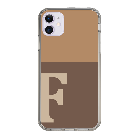 Slim Protection Case［ Original - initial two tone - F brown ］