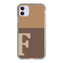 Slim Protection Case［ Original - initial two tone - F brown ］