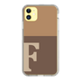 Slim Protection Case［ Original - initial two tone - F brown ］