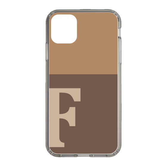 Slim Protection Case［ Original - initial two tone - F brown ］