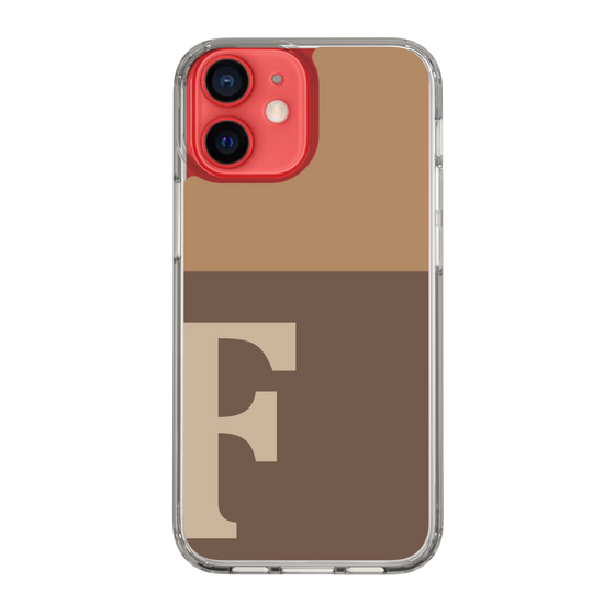 Slim Protection Case［ Original - initial two tone - F brown ］