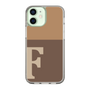 Slim Protection Case［ Original - initial two tone - F brown ］