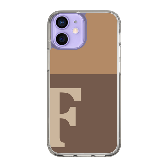 Slim Protection Case［ Original - initial two tone - F brown ］