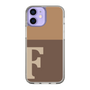 Slim Protection Case［ Original - initial two tone - F brown ］
