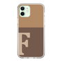 Slim Protection Case［ Original - initial two tone - F brown ］