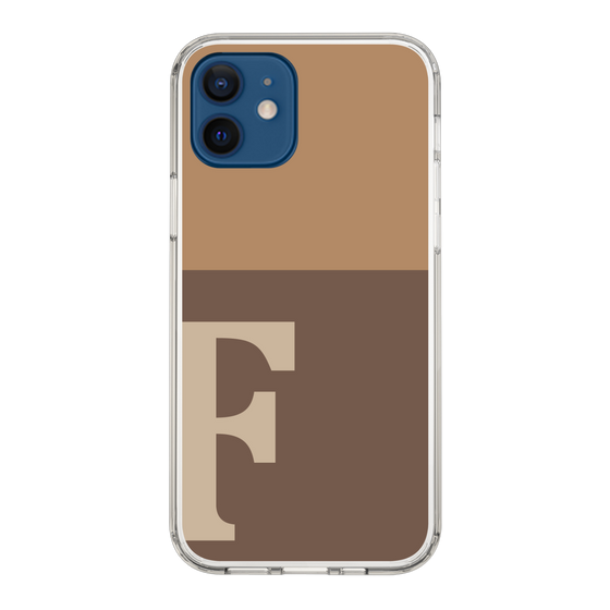 Slim Protection Case［ Original - initial two tone - F brown ］
