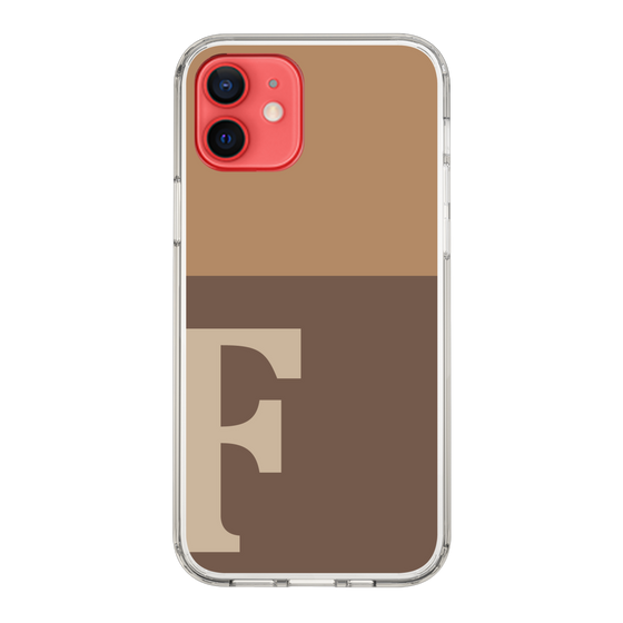 Slim Protection Case［ Original - initial two tone - F brown ］